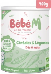 Céréales légumes pour bébé dès 6 mois par Bébé M