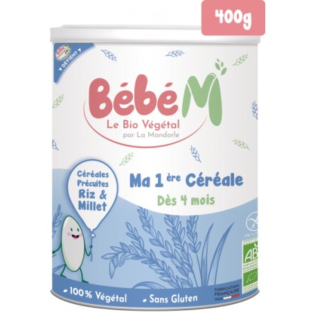 Céréales pour bébés dès 6 mois +, 227 g, blé fraise et banane – Gerber :  Céréale